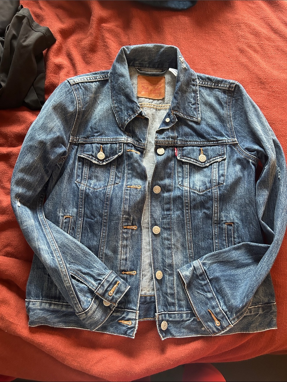 Levi's Distressed Blue Denim Jacket